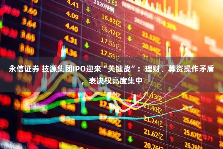 永信证券 技源集团IPO迎来“关键战”：理财、募资操作矛盾，表决权高度集中